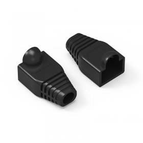 Boots for RJ45 Plug Black (100Pk)