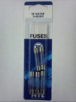10 Amp (MDL) Glass Fuse (5Pk) Slow Blow 6x30mm