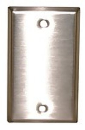 Blank Stainless Steel Wall Plate Single Gang