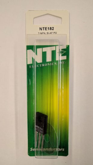 NTE182 T-NPN, Si, Gen Pur Amp, Hi Speed Switch (Compl to NTE183)