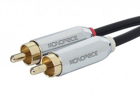 6' Mobile (3.5mm) 1/8" Stereo Plug to 2RCA Plugs Cable (Gold)
