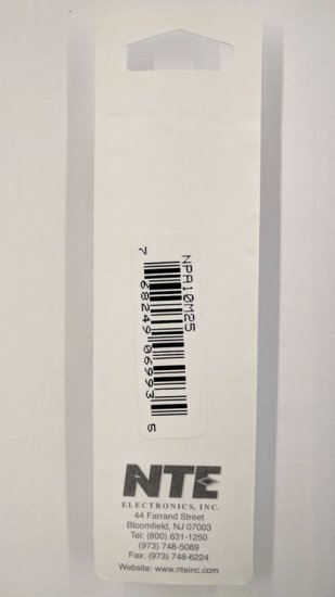 10uf 25V Non-Polar Axial Lead Electrolytic Capacitor