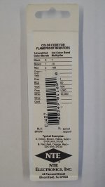 270K Ohm, 1/8W, 2% Metal Film Flameproof Resistor (6Pk)