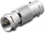 BNC Jack to F Plug Adapter