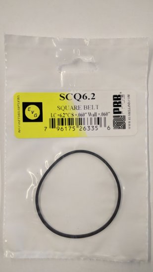 SCQ6.2 Square Belt 6.245\" IC, .058\" CS, .058\" Wall Thickness