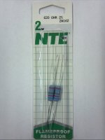 620 Ohm 2 Watt Metal Oxide Film Resistor (2Pk) 2% Tolerance