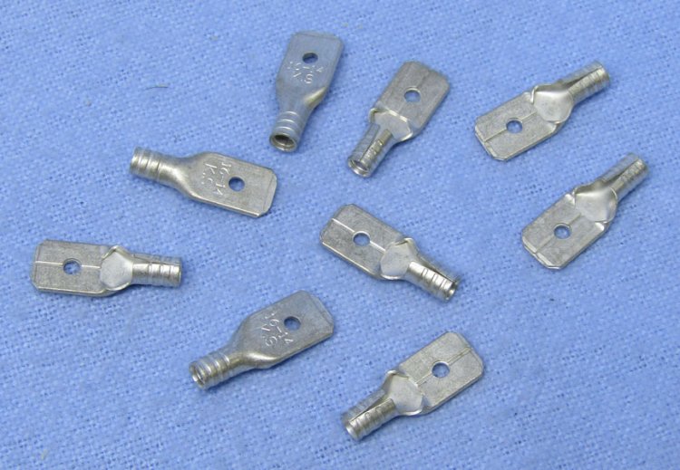 Quick Connect Male Non-Insulated 16-14Awg 0.250\" (15Pk)