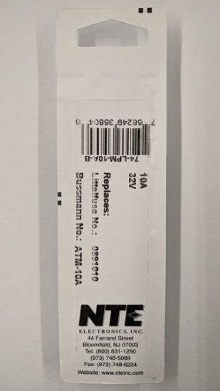 10 Amp Red (APS) Low Profile Mini-Blade Fuse 32V (5Pk)