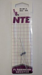 330 Ohm, 1/8W, 2% Metal Film Flameproof Resistor (6Pk)