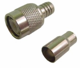 TNC Plug 2-Piece Crimp-On RG-59/U