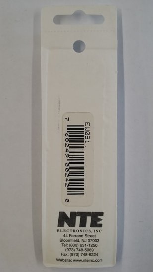 91 Ohm, 1/8W, 2% Metal Film Flameproof Resistor (6Pk)