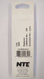 2.5 Amp (2AG) 4.5x15mm Fuse (5Pk) Slow Blow