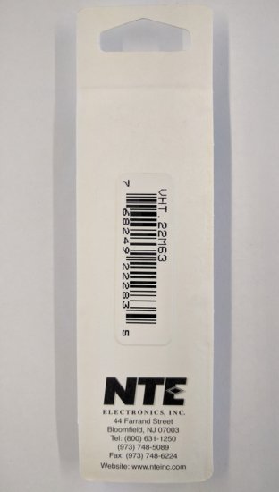 0.22uf 63V 105°C Radial Lead Electrolytic Capacitor