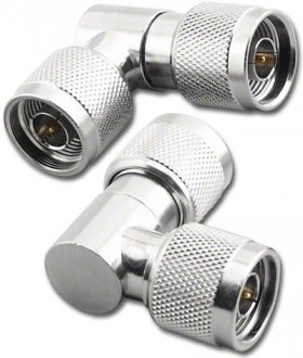 90° RF Adapter N Plug to N Plug