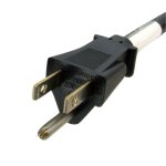 3Ft 16AWG Power Cord Extension - NEMA 5-15R to NEMA 5-15P