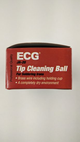 Soldering Iron Tip Cleaning Ball With Holding Cup