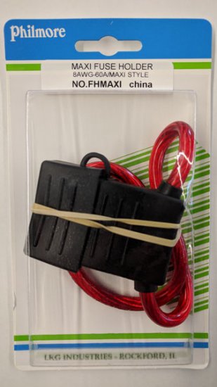 MAXI Blade Fuse Holder, 8Awg up to 80A