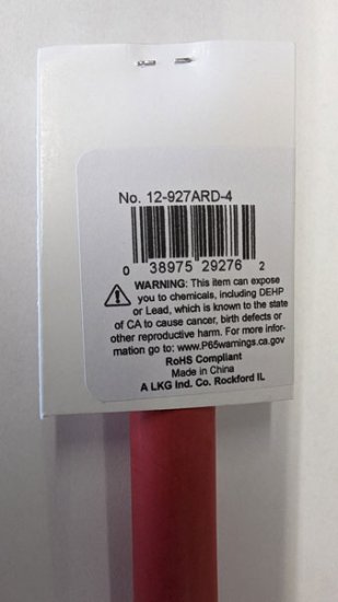 1/2" Red 48" Dual Wall 3:1 Polyolefin Heat Shrink w/Adhesive
