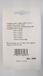 Adaptaplug Coversion Set From 2.1mm/5.5mm (6 Tips)