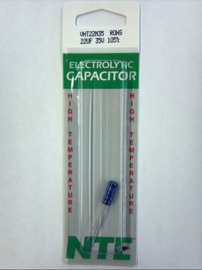 22uf 35V 105°C Radial Lead Electrolytic Capacitor