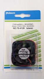 12VDC Ball Bearing Fan 1.56" (40x40x10mm) 40mm