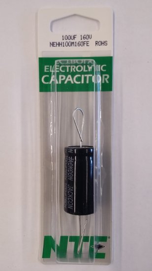 100uf 160V Axial Lead Electrolytic Capacitor