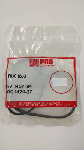 FRX16.0 Flat Rubber Belt 15.9" IC, .26" CS, .055" Wall Thickness