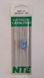 330uf 16V Axial Lead Electrolytic Capacitor