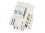 Cat5E Punch Down Keystone Jack - White