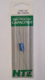 0.47uf 63V Axial Lead Electrolytic Capacitor