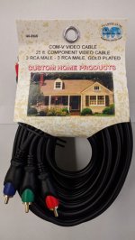 25Ft Component Video Cable 3-RCA