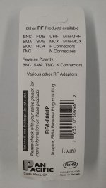 RP-SMA Plug to N Plug Adapter