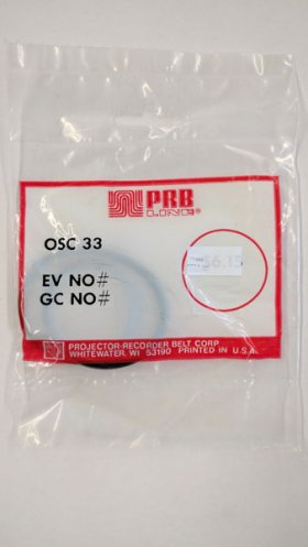 OSC33 Round Rubber Belt 8.977" IC, .139" Cross Section