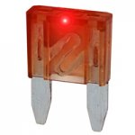 7.5 Amp Brown (ATM) Lighted Mini-Blade Fuse 32V (5Pk)Fast Acting