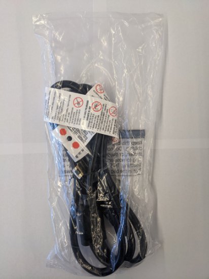 6Ft 14Awg Black Ext Cord SJT 14/3C (5-15P to 5-15R)