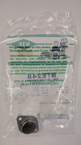 NTE248 T-PNP, Si, Darlington Power Amp (Compl to NTE247)