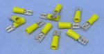 Quick Connect Female Insulated 12-10Awg 0.250" (12Pk)YellowVinyl
