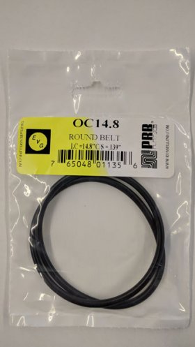 OC14.8 Round Rubber Belt 14.8" IC, .139" Cross Section