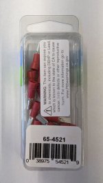 Quick Connect Female Insulated 22-18Awg 0.110" (15Pk) Red Vinyl
