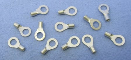 Ring Terminal Non-Insulated 16-14Awg #10 Stud (12Pk)