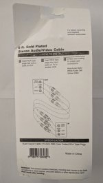 6Ft Composite A/V Cable