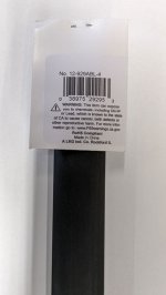 3/4" Black 48" Dual Wall 3:1 Polyolefin Heat Shrink w/Adhesive