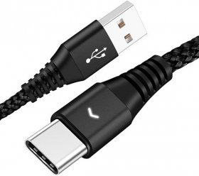 6Ft USB A to C Fast Charging Cable w/LED Indicator Light 60W