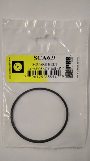 SCA6.9 Square Belt 6.9\" IC, .074\" CS, .074\" Wall Thickness