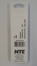 12 Amp (GDA) Ceramic Fuse (5Pk) Fast Acting 5x20mm