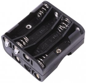 Battery Holder-(8) AAA,Solder Terminal