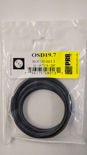 OSD19.7 Round Rubber Belt 19.7" IC, .21" Cross Section