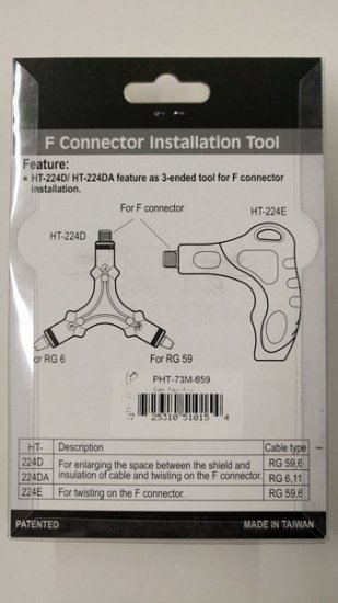 F-Connector Combo Tool