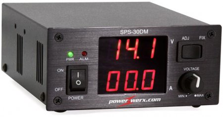 Powerwerx Variable 30Amp Desktop DC Power Supply w/Digital Meter