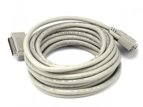 25' IEEE-1284 (DB-25) M/M Cable